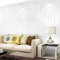 YangYun Home Decoration - Papier peint non tissé moderne simple et élégant 3D Motif vagues 3D pour salon Couleur crème 0,53 m (l) x 10 m (L) = 5,3 m²