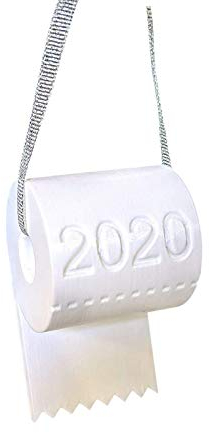 Stormdoing Weihnachtsbaum-Anhänger, Ornament, Toilettenpapier, Krisen-Ornament, Dekoration 2020, lustiges Geschenk (1)