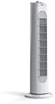 Beko - EFW5100W - Ventilador de torre, 35 W, 43 decibelios, 3 velocidades - Blanco, 22 x 22 x 76 cm