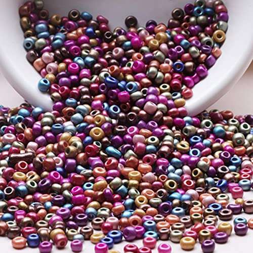 DIY Handwerk Armband Schmuckherstellung Zubeh?r f¨¹r Armband Halskette Ohrringe Schmuckherstellung Glas Rocailles-yun,3mm-500pcs