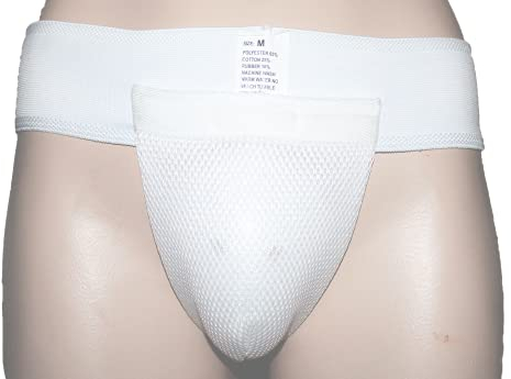 Lisaro Protections basses pour homme Blanc Taille S-M-L-XL-XXL/« Allround » Protection pour le sparring et la compétition dans les arts martiaux/tibier profonds Homme Protection des testicules (XXL)