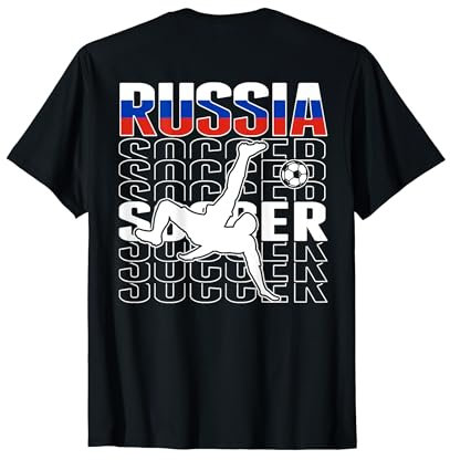 Russland-Fußball-Trikot – stolze russische Fußball-Fans T-Shirt