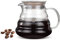 Tbest Kaffeekanne Glas,Kaffeekanne Aus Glas,Teekanne Glaskanne 500 Ml Verdickte Glas Hitze Resist Coffee & Tee Tropfkocher Kessel Bar Accessoire
