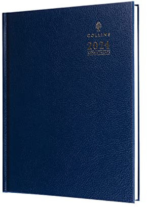 Collins Debden Collins Standard-Terminplaner 2024, Wochenansicht, Terminplaner, Januar bis Dezember 2024, Wochenplaner, Blau, A36.60-24