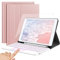 IVSOTEC pour iPad 10.2 Clavier,AZERTY iPad 10.2 2020/2019(ipad 8th/7th Generation) Clavier Étui Rétroéclairé,iPad Air 3 2019, iPad Pro 10.5 Bluetooth Clavier avec Coque+Verre Trempé+Touchpad,Or Rose…