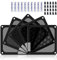 YIMATEECO Filtre anti-poussière pour ventilateur de refroidissement d'ordinateur PC 120 mm, maille PVC 50, filtre magnétique pour ventilateur d'ordinateur (PVC V4.0, 120 x 120 mm, 5 pièces, noir)