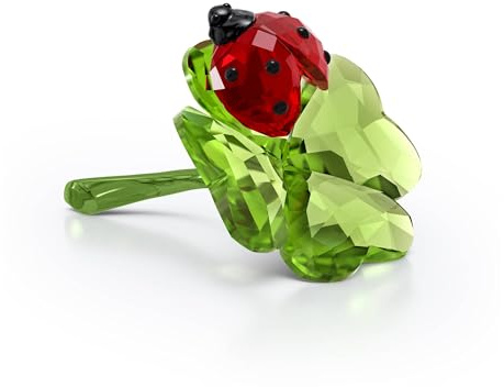 Idyllia - Coccinelle et Trèfle - Figurine - Swarovski