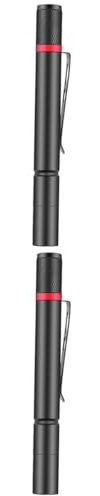 UKCOCO 2pièces Mini Lampe Torche Led Étanche Avec Clip Lampe De Poche Pratique Pour Activités Extérieures Sans Pile