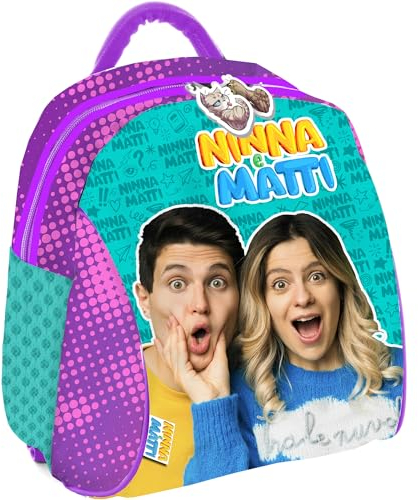 NINNA e MATTI Zaino Asilo per Bambini, 27 x 22 x 10 cm