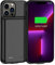 MIGAFEI Battery Case for iPhone 13 Pro Max, 8500mAh Portable Backup Power Bank Protective Charging Case Rechargeable Extended Battery Charger Cases Compatible with iPhone 13 Pro Max（Black）…