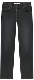 Wrangler Men's Texas Slim Authentic Slim Fit Slim Leg Jeans, Whispered Wash, 38 W/32 L