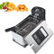 BDJSN Friggitrice da 2200 W, Friggitrice Multifunzione in Acciaio Inossidabile da 3 Litri con Coperchio E Cestello per L'olio Rimovibile, Friggitrice per Olio Regolabile 130-190 °C per Pollo Fritto