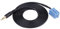CFTGIW Cavo Adattatore Audio Audio Ingresso AUX per Auto da 3,5 Mm, Cavo Nero da 150 Cm con Connettore Blu, Sostitutivo per Lettore CD B5 Bravo Lotus L3