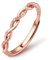JeweBella Ring Silber 925 Damen Verstellbar Ringe Frauen Stapeln Daumenring Verlobungsring Eheringe Promise Ring Engagement Ringe Fingerring Band Ring Damen Schmuck Gold/Silber/Rosegold