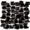 Tovbmup 40 Stück Schwarze Katze Aufkleber Set,süße Katzen Aufkleber wasserfeste Vinyl Aufkleber ästhetische Aufkleber, für Laptop Skateboard Fahrrad Moped Motorrad Scrapbooking