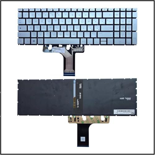 TASTIERA ITALIANA PER HP PAVILION 15-EG 15-EG0000NL SILVER RETROILLUMINATA