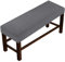 Universal-Bezug für Esszimmer-Bank, Stretch Dining Bench Cover Bezug für Sitzbank Holzbank Schonbezug Bezug Für Fußhocker Bank Sitzbank Hocker Husse Flurbank(Dunkelgrau,140-160CM)
