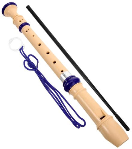 STOBAZA Sopranblockflöte für Sicherer Einfacher Einstieg Hohe Tonlage Robustes Musikinstrument für Anfänger für Musikalische Früherziehung und Lernen