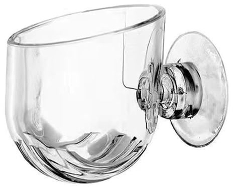 Bewinner Ventosa Portapiante per Acquario per Piante Vive Vaso per Fioriera in Acrilico Trasparente per Acquario con Ventose Rimovibili per Muschio di Natale Palline di Marimo Felce di Giava,