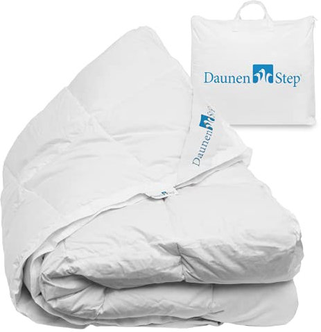 Daunen Step Daunenbettdecke D800 | Wärmegrad Classic Winter| 135x200 cm