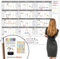 Jumbo-Wandkalender, trocken abwischbar, 121,9 x 147,3 cm, undatiert, Jahresplaner für Zuhause, Büro, Schulprojekte – X-Large löschbarer laminierter Aufgaben-Organizer