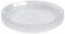 euro disposables Pack of 24 Clear Plastic Plates ~ 18cm (7inch) ~ Elegant Party Salad Plates ~ Reusable ~ Great for Parties, Weddings, Catered Events Christmas