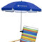AMMSUN 110cm Clamp Sonnenschirm Ideal für Strandstühle, Tribünen, Kinderwagen, Wagen, Rollstühle oder Golfwagen Blau