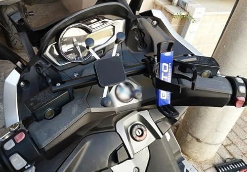 Support de Fixation pour Smartphone/GPS Compatible avec BMW C600 / C650 Sport 2012-2023 (Pas GT)