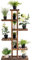 COSTWAY Estanteria para Plantas de Madera de 6 Niveles, Soporte Plantas Interior, Soporte Macetas, Estantería para Flores Estante Decorativa de Escalera de Macetas para Jardín Exterior