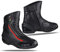 BI ESSE -Stivali Moto In Pelle,Scarpa Per Motocicletta Impermeabile,Traspiranti,Stivaletti Invernali Strada,Protezione Caviglia (Nero/Rosso, Sistema Taglie Calzature EU, Adulto, Numero, Media, 40)