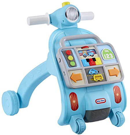 Little Tikes Learn & Play Learning Lane Activity Walker, Sit-to Stand, Walking, Sounds, Learning, Sound Effects, Gift & Travel Toy for Babies Infants Toddlers Girls Boys 9+ Months