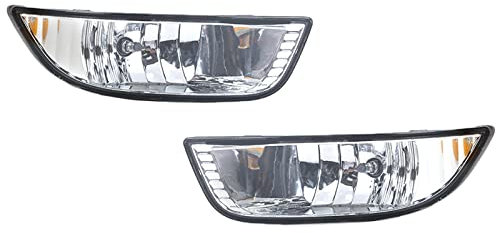 CarWorld Nebelscheinwerfer Für Mitsubishi Lancer EX 2007 2008 2009 2010, Nebelscheinwerfer Montage Frontstoßstange Scheinwerfer Lampe Mit Glühbirne & Schalter