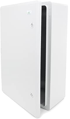 ELS Elektrotechnika Armario de distribución industrial IP65, placa de montaje galvanizada, con junta perimetral, carcasa de pared, carcasa vacía, plástico ABS, armario vacío, 400 x 600 x 200