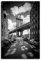 ARTLAND Wanddeko Leinwand Bilder Wandbild 40x60 cm Architektur Manhattan Bridge Brücke Brooklyn Straße Autos New York U3NN