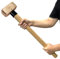 WEDO Marteau en cuivre, traîneau, marteau de forage avec manche en bois, 71,1 cm de long, 3,6 kg
