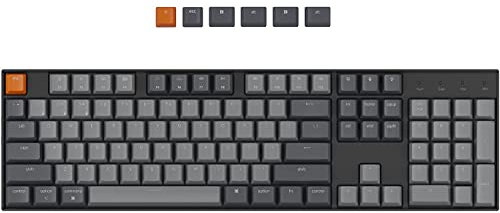 Keychron UK K10 Bluetooth RGB Backlit Hot-Swap Click Switches Mac/PC Keyboard