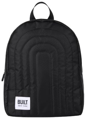 BUILT BLTLNCHBPKPBLK Puffer Rucksack Cool Bag, Plastic, 10 liters, Black