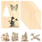 DIKEBAO 10 Hojas Tabla Madera Balsa 300×200×2mm Láminas de Tilo Tabla Madera de Tilo Lamina Madera 2mm Madera Balsa Cricut Natural Sin Terminar para la Cortadora Laser Pintura Manualidades Maquetas