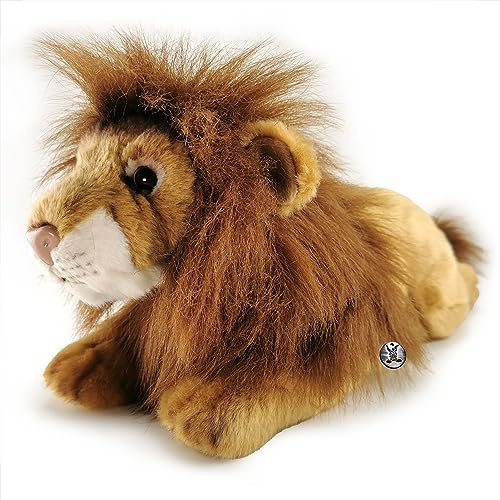Löwe Kuscheltier Plüschtier liegend Plüschlöwe ASLAN