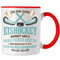 Trendation - Eishockey Tasse Geschenk für Eishockey-Spieler Coach Ein Tag Ohne Eishockey Spruch Geschenkidee (Rot)