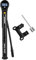 GORIX Vélo Portable Pompe, Vélo Air Pompe Haut Pression 320pis avec Numérique Jauge Air Jauge Presta Schräder (GX-MPE320)