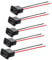 Greluma 5 Pz Presa USB 3A a 2 pin, connettore USB femmina a 2 fili con fibbia con scanalatura a scatto