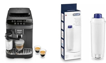De'Longhi Magnifica Evo ECAM292.52.GB, Kaffeevollautomat mit Milchsystem Original Wasserfilter DLSC002