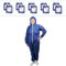 ARNOMED® Schutzanzug Einweg Extra Stark L [10 STÜCK] - Einwegoverall - Einweganzug - Einweg Maleranzug & Lackieranzug - Staubschutzanzug, Maleroverall & Asbest Schutzanzug - Einmalanzug Blau
