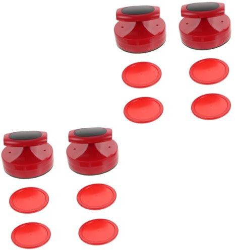 Toddmomy 2 Sätze Zubehör Für Hockeymaschinen Runde Pucks Für Spieltische Hockeypuck Aus Kunststoff Ersatz Für Torgriffe Air-Hockey-scheiben Eishockey-Puck Ersatzpucks Cd Kind Plastik Luft
