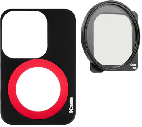 Kase Smartphone Optisches Glas Filter Kit Magnetplatte + CPL Kompatibel mit iPhone 15 Pro