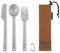 Naturehike Titanium Campingbesteck Reisebesteck Outdoor Besteck Enthalten Messer kreuzen Löffel Nur 50g (Gelb)