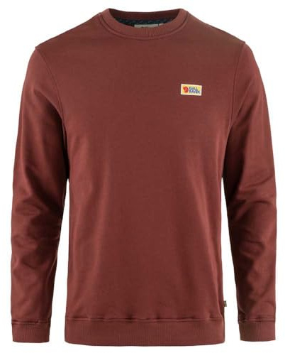 FJALLRAVEN 87070-352 Vardag Sweater M Sweatshirt Men's Maroon Size XS