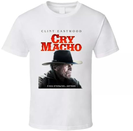 EWRdutAEAE Cry Macho T Shirt White S