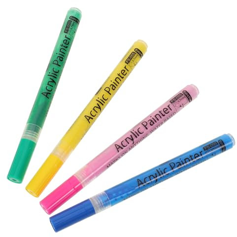 Mipcase 4pcs Golf Coloring Change Pen Set Acrylic Paint Marker for Golf Club Marker Easy to Use Golf Coloring Markers for Shaft Supply
